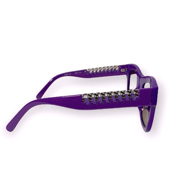 Stella Mccartney Falabella Purple and Silver Sunglasses main image 5